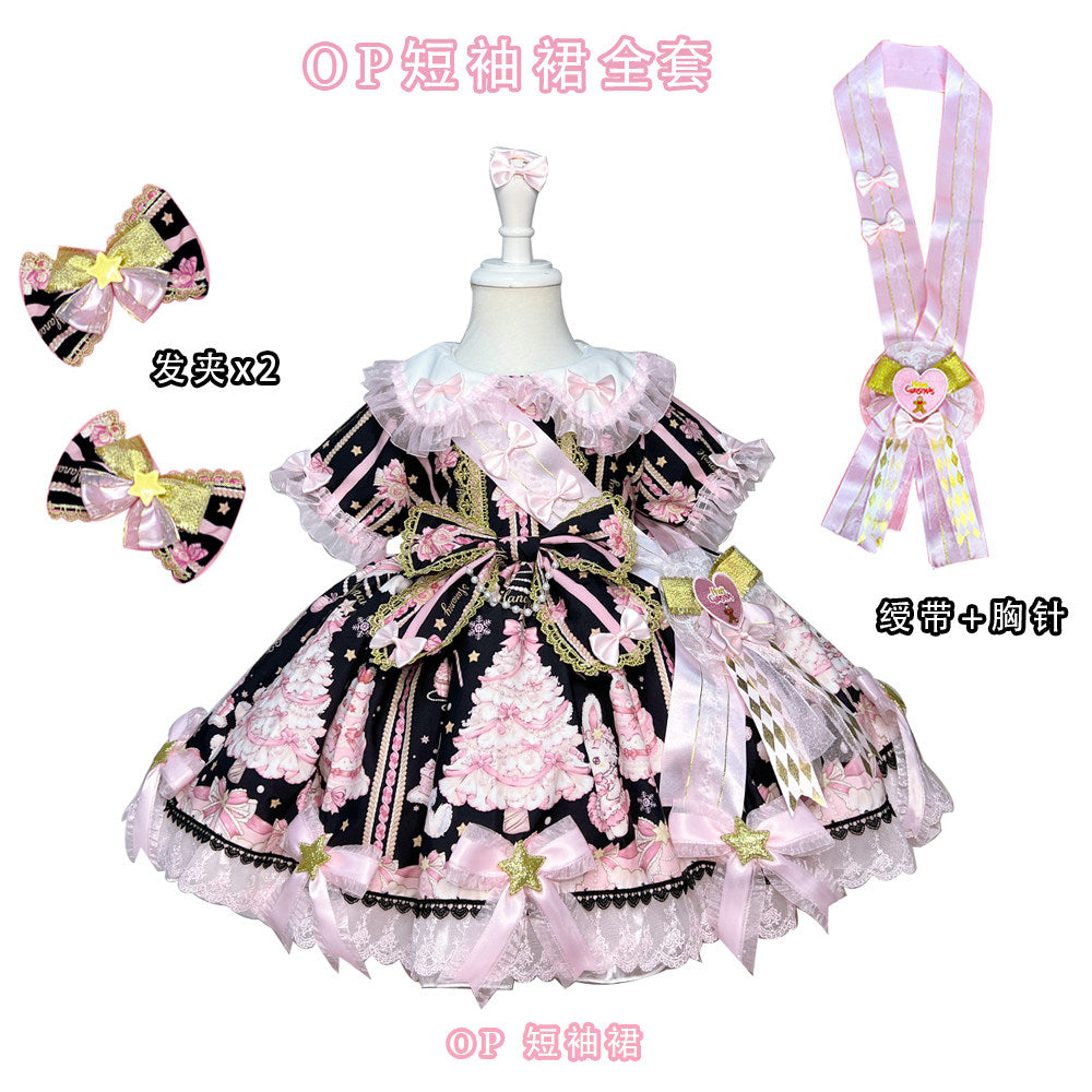 Rabbit Bear Birthday ワンピースセット(キッズサイズ・半袖)【FOUR RAL】