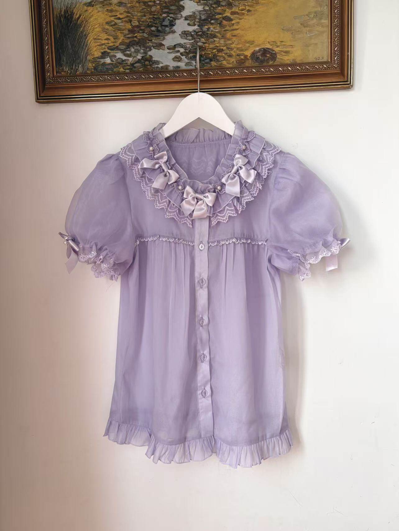 【受注予約~2/25】Romantic Castle ジャンパースカート・ブラウス【WhiteBird】