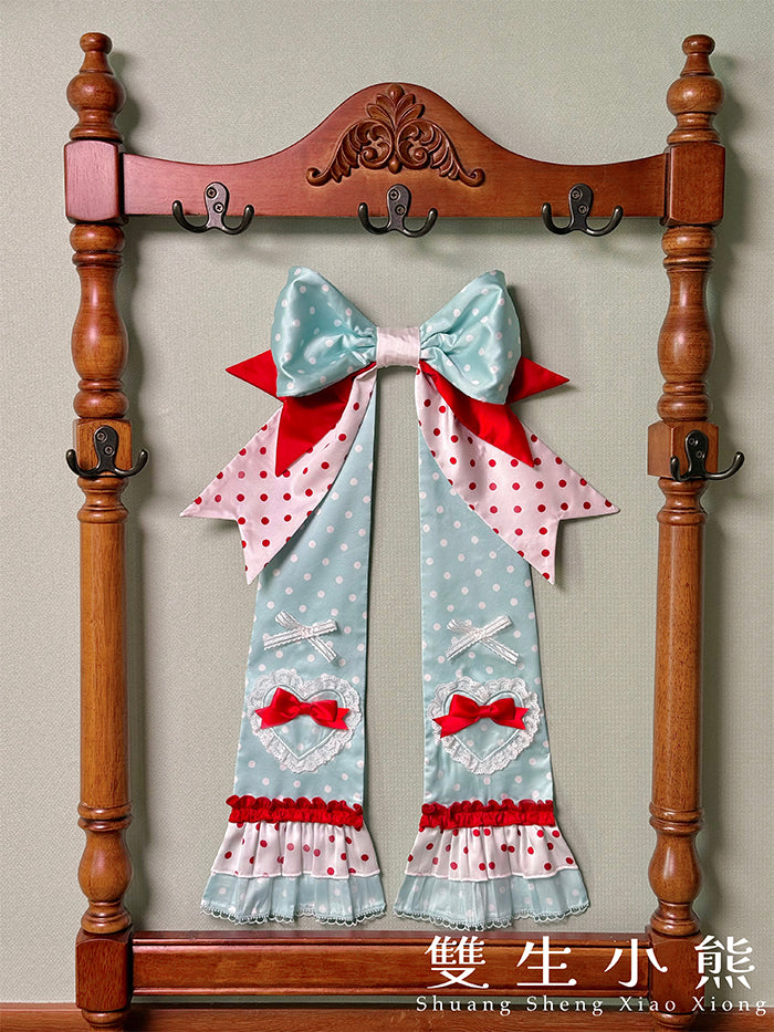 【受注予約~9/25】Eat Cake アクセサリー【双生小熊】