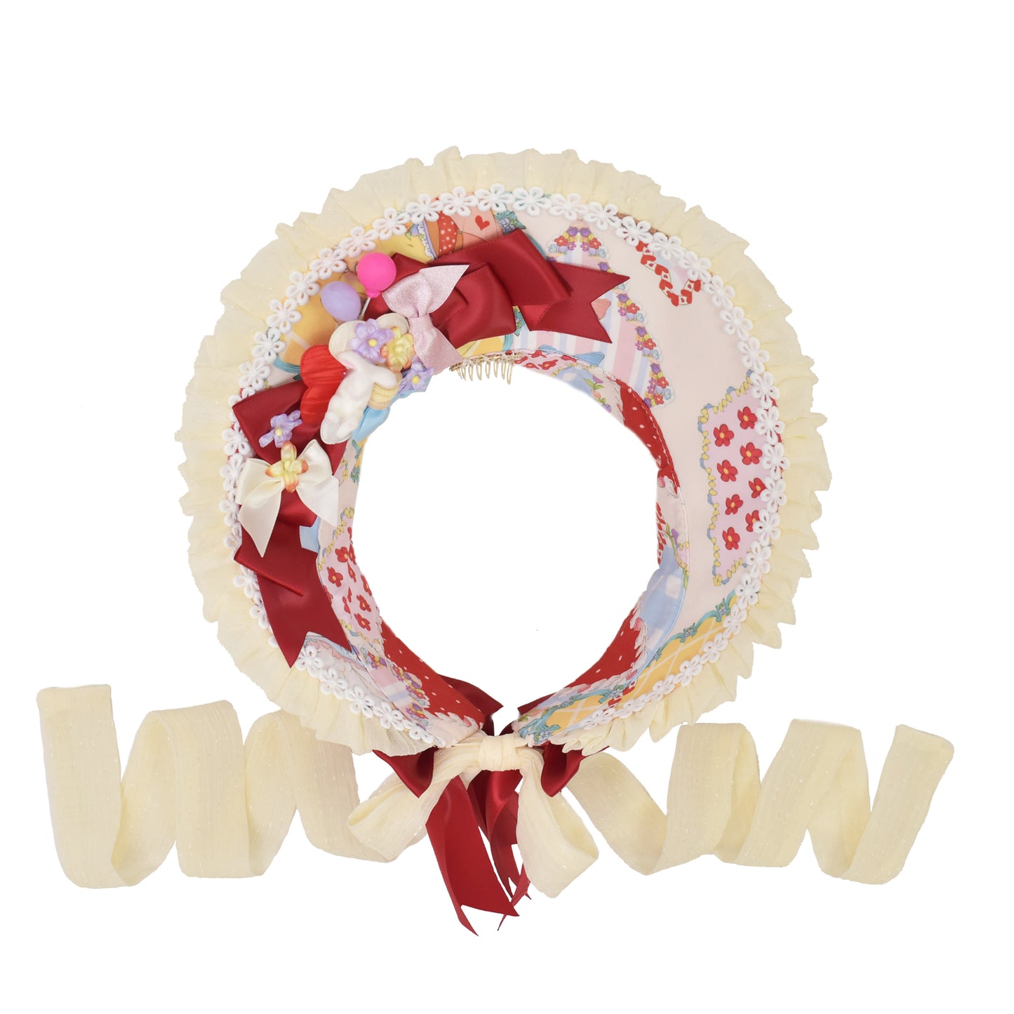 【受注予約~2/25】RETRO FLOWER エプロン・アクセサリー【南十字宇宙洋服社】