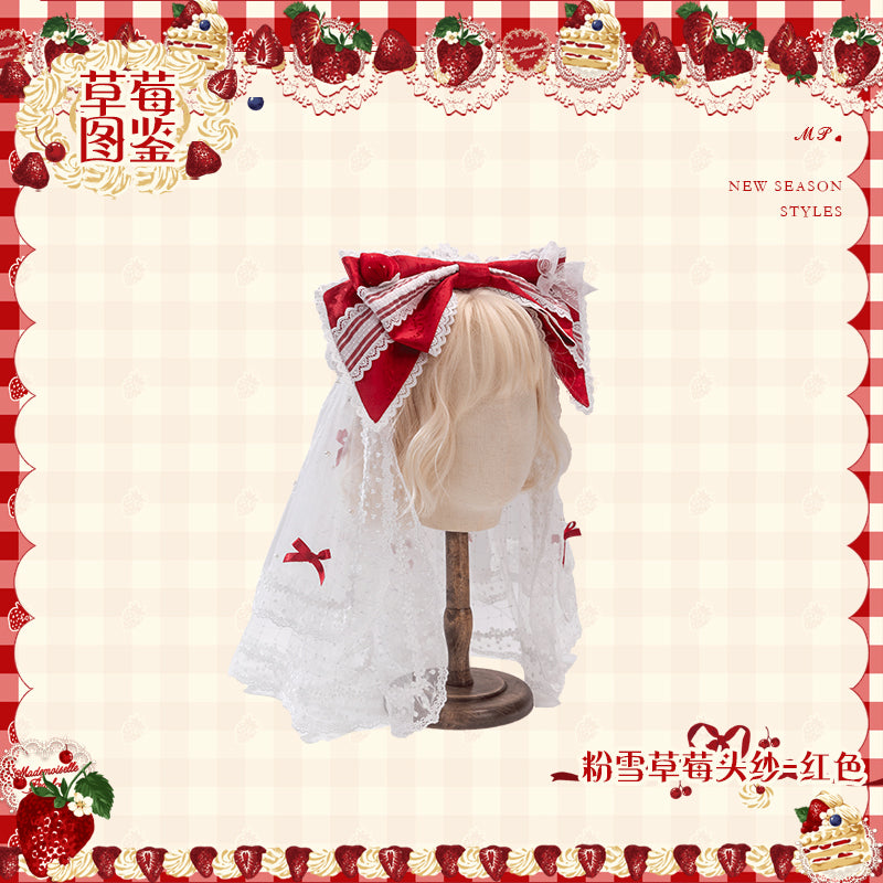 【受注予約~11/18】Strawberry Cake Illustration アクセサリー【花与珍珠匣】