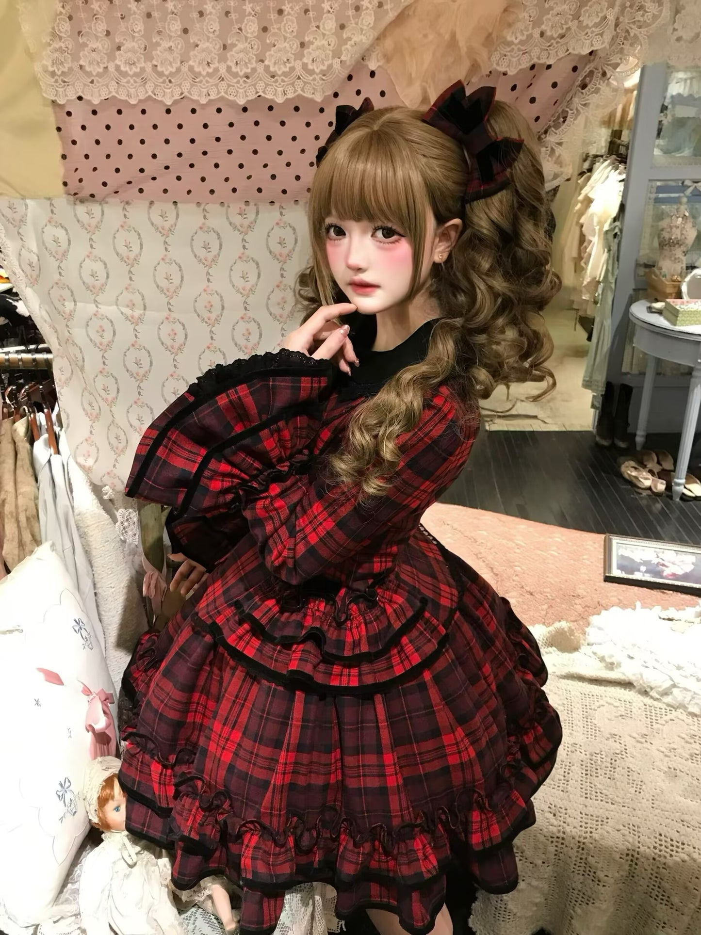 【受注予約~1/13】Chris's Notes ジャケット・スカートセット【Sugar Cookies】