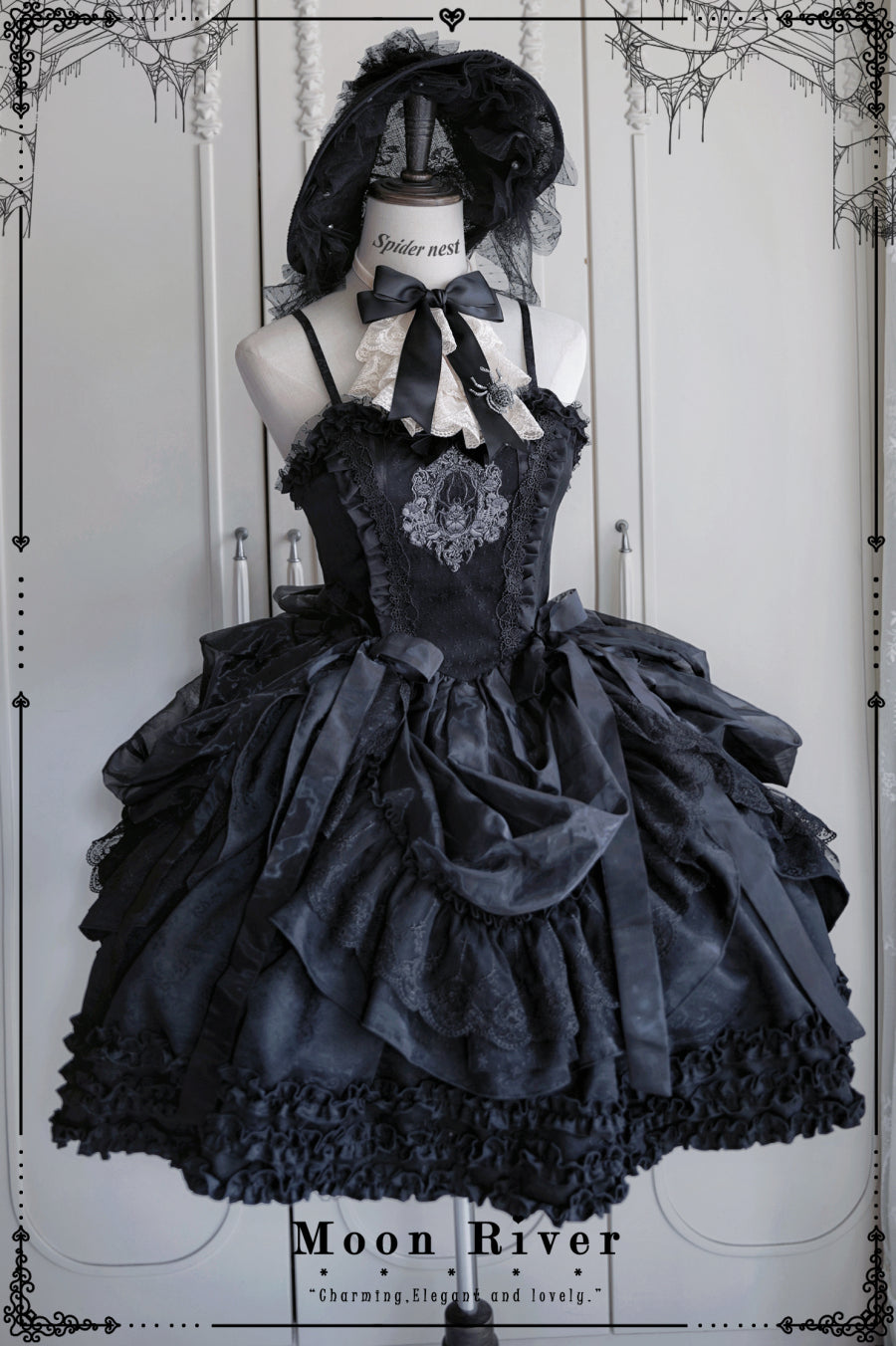 受注予約~11/16】月光蜘蛛 ジャンパースカート(タイプ1)【Moon River  