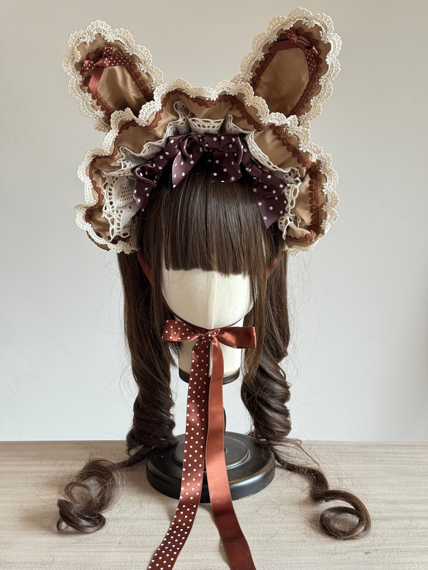 うさ耳ボンネット【妹抖手作工作屋】