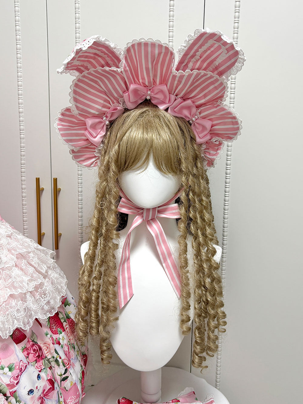 【受注予約~4/29】Strawberry Rabbit フルセット【Antique Doll】