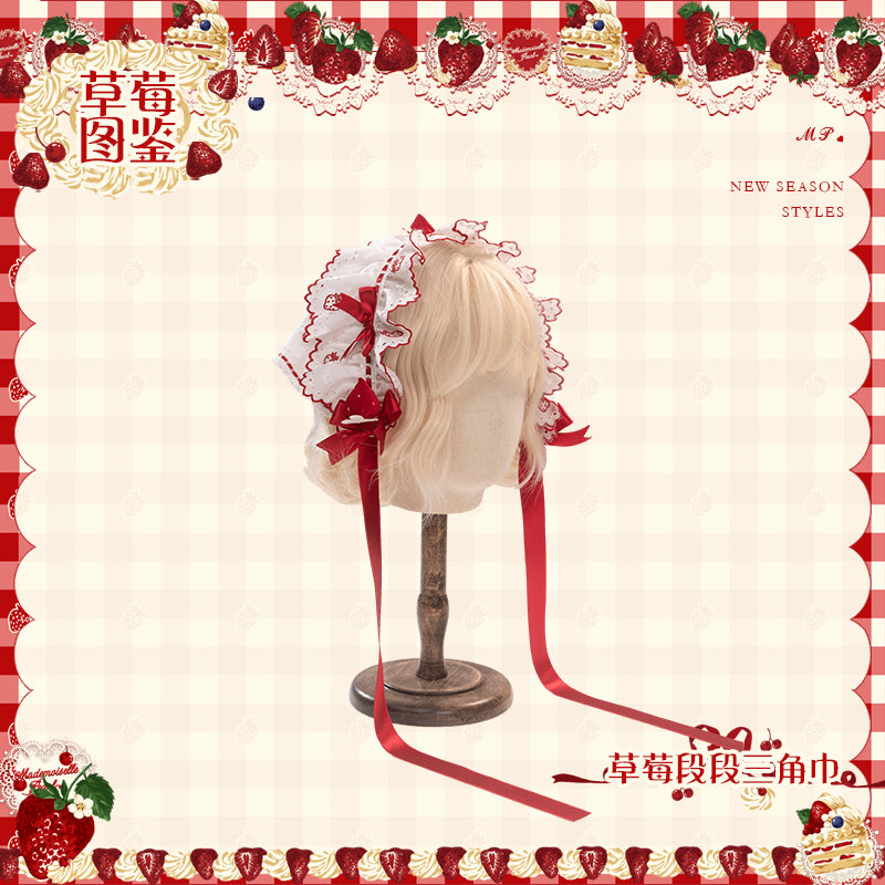 【受注予約~11/18】Strawberry Cake Illustration アクセサリー【花与珍珠匣】