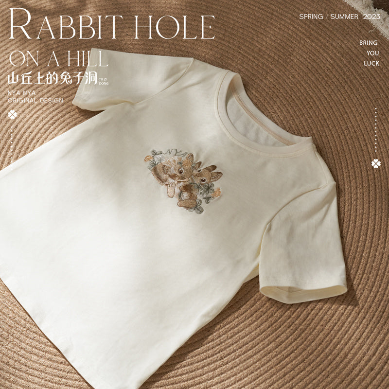 【受注予約~2/11】Rabbit Hole On The Hill カーディガン・Tシャツ【NyaNya】