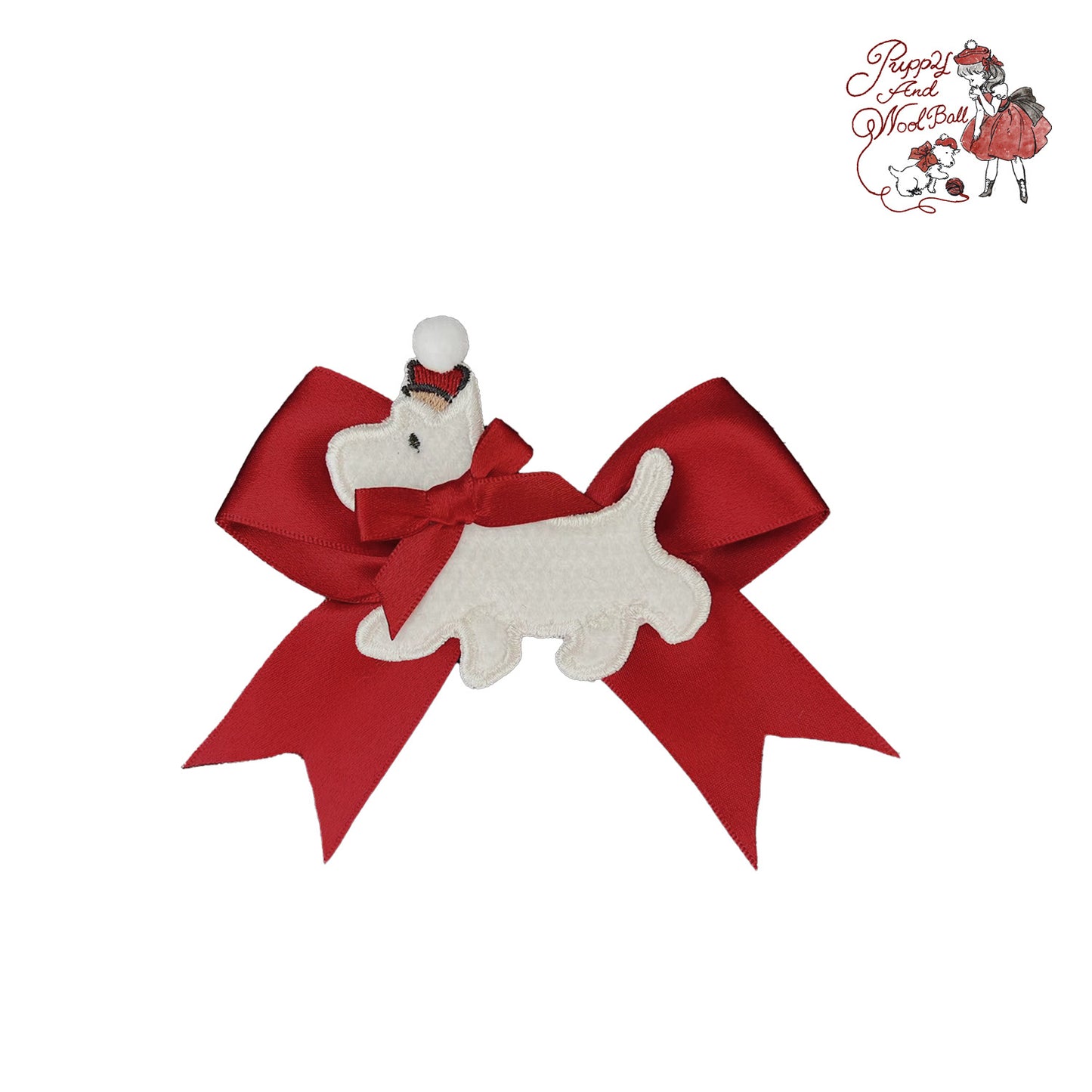 【受注予約~10/30】Puppy and WoolBall アクセサリー【iris de nuit】