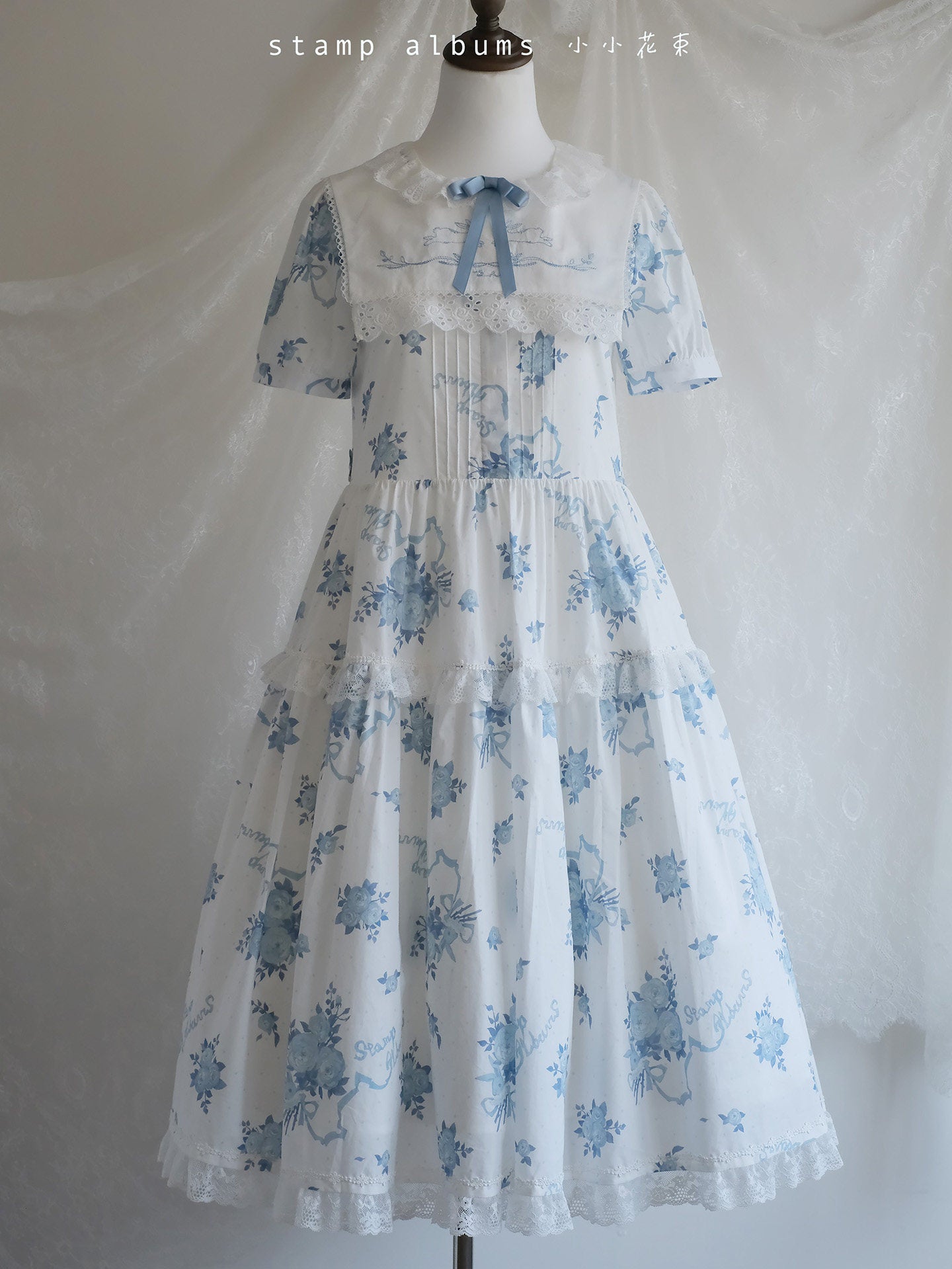 【受注予約~7/2】Petit Bouquet ワンピース・ジャンパースカート【Stamp Albums】