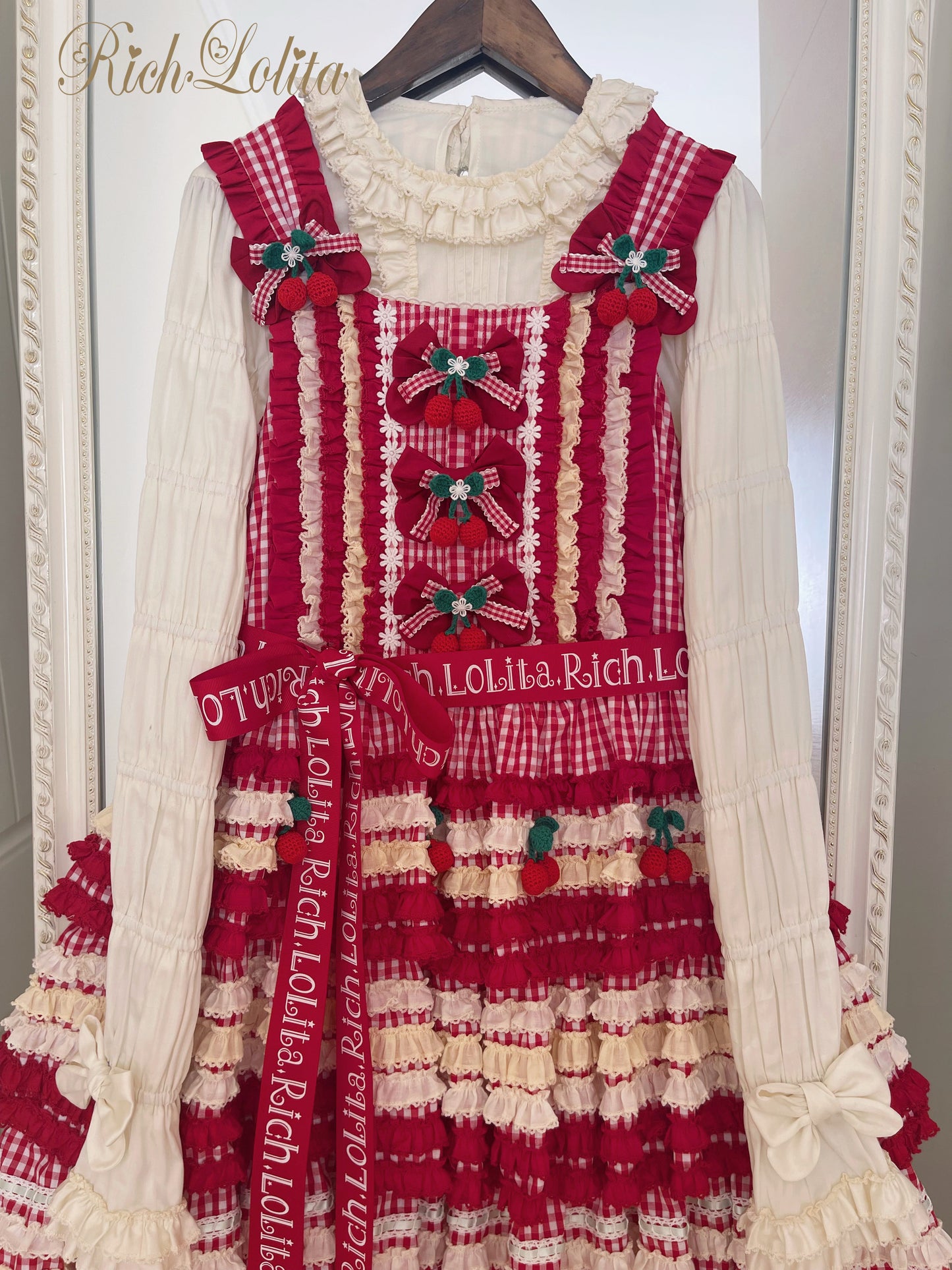 【受注予約~12/10】Candy Cherry ワンピース・ジャンパースカート・ブラウス【Rich】