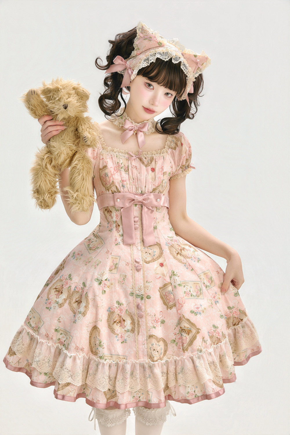 【受注予約~3/5】Victoria Cat ワンピース(タイプ1) 【Moon River】