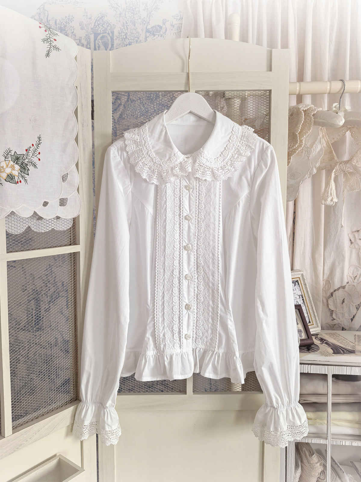 【受注予約~10/13】Pearl Doll ブラウス【Sheep Puff】