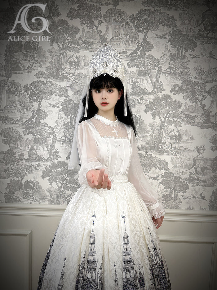 【受注予約~2/22】十字教堂 ジャンパースカート【Alice Girl】