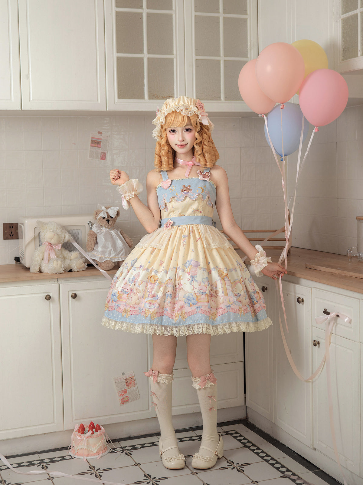 【受注予約~10/8】Gift Party ワンピース・ジャンパースカート・スカート・ブラウス【DreamWhale】