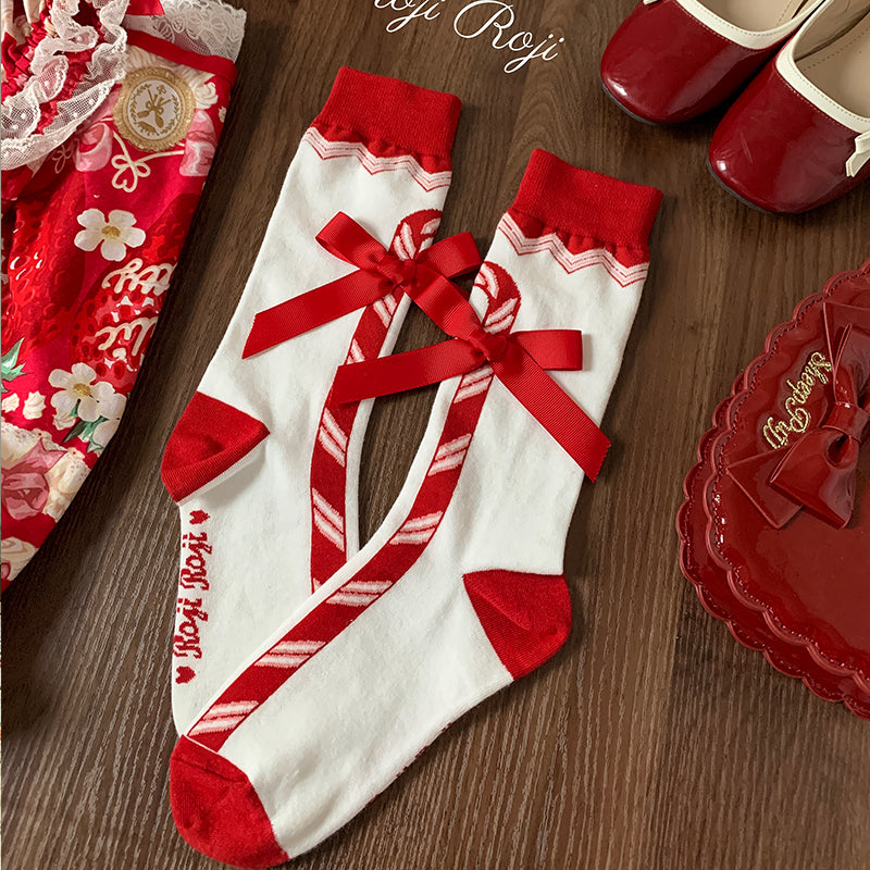 キャンディスティック ソックス【Roji Roji】