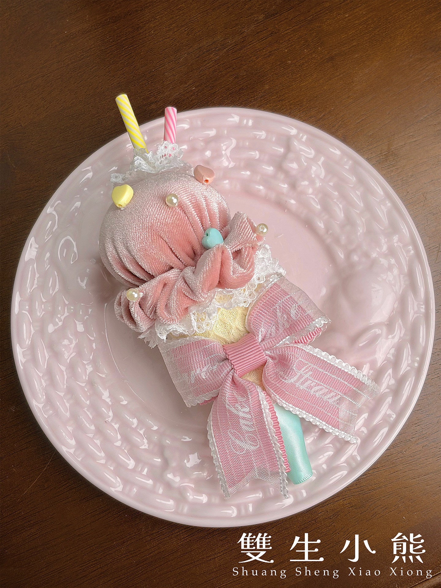 【受注予約~4/27】Pastel Macarons アクセサリー【双生小熊】