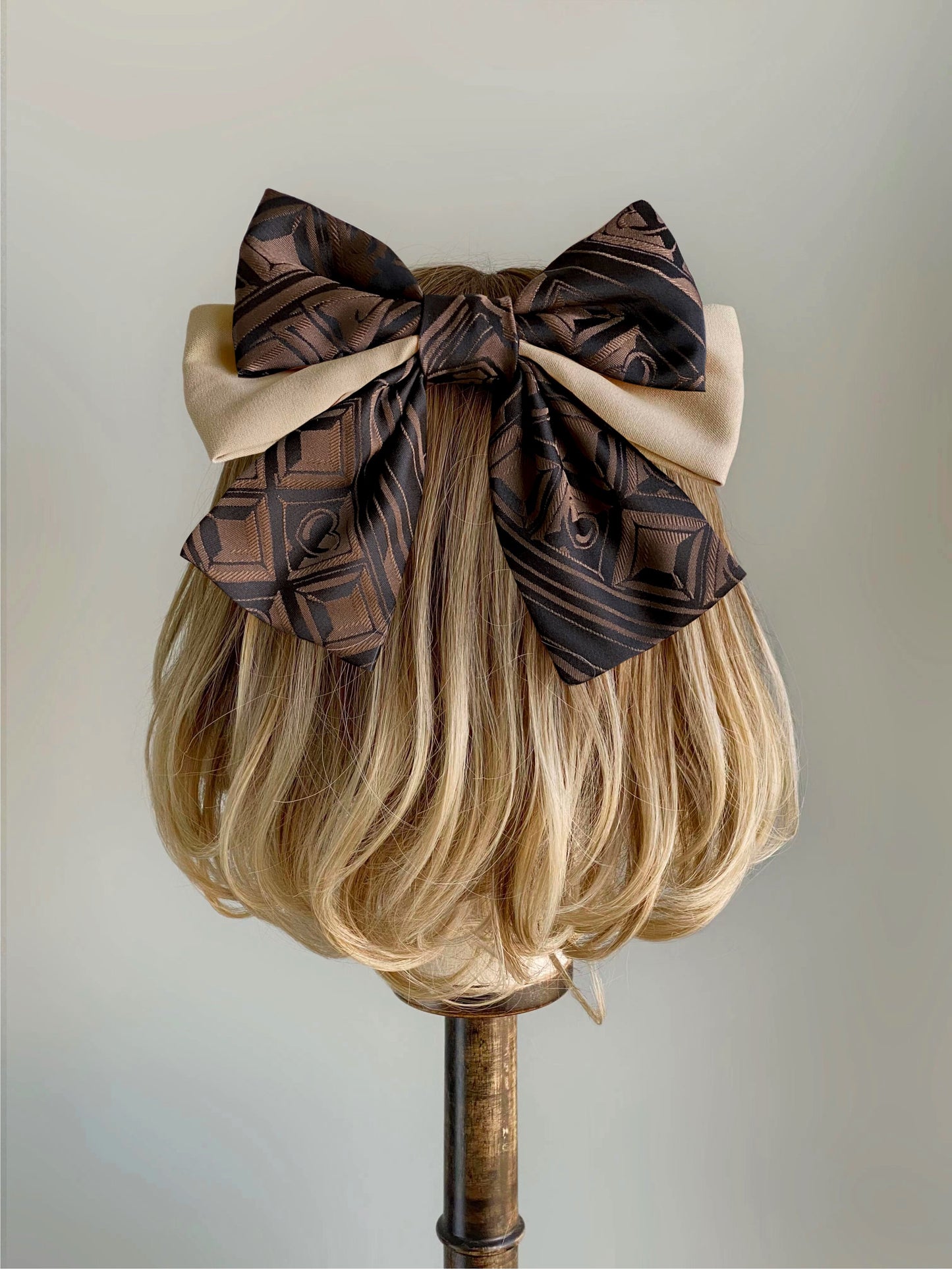 [Pre-orders until March 12th] Chooocolate Ribbon Barrette, Ribbon Pin, Brooch [PINK UP]