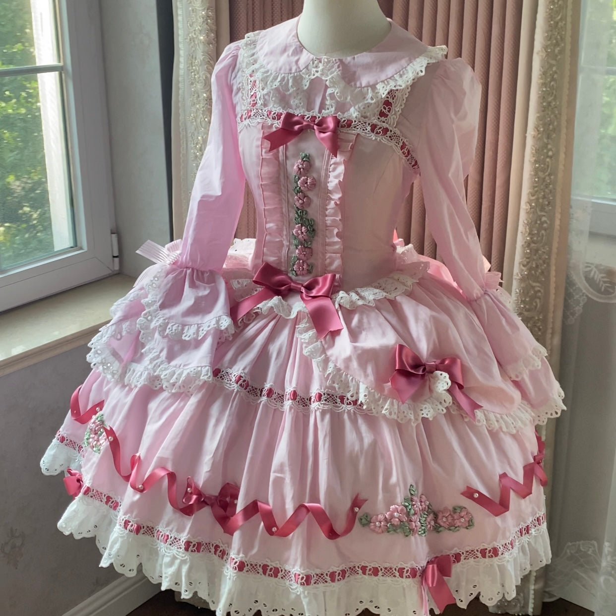 【受注予約~10/15】Bouquet Charlotte ブラウス【Bolelo】