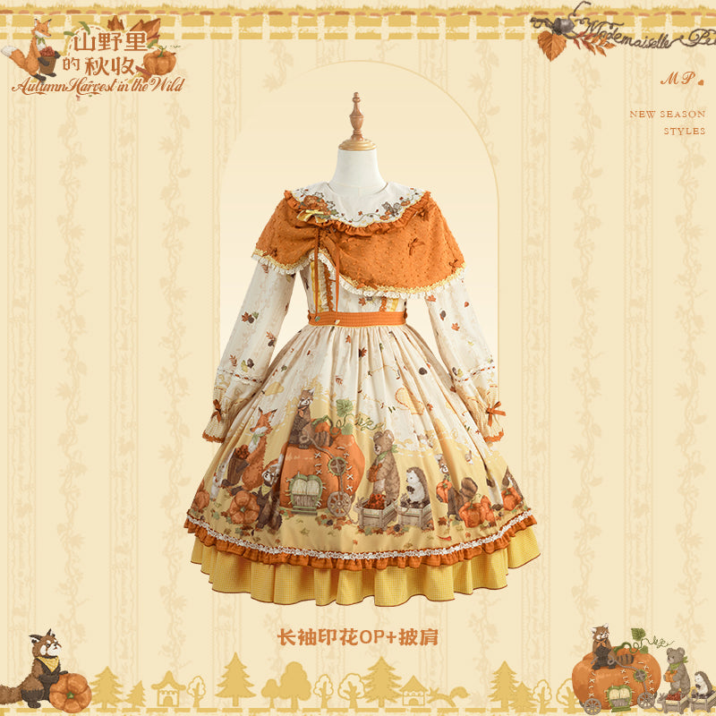 [Pre-orders open until October 2nd] Autumn Harvest in the Hill One-Piece Dress [Flowers and Pearl Box]
