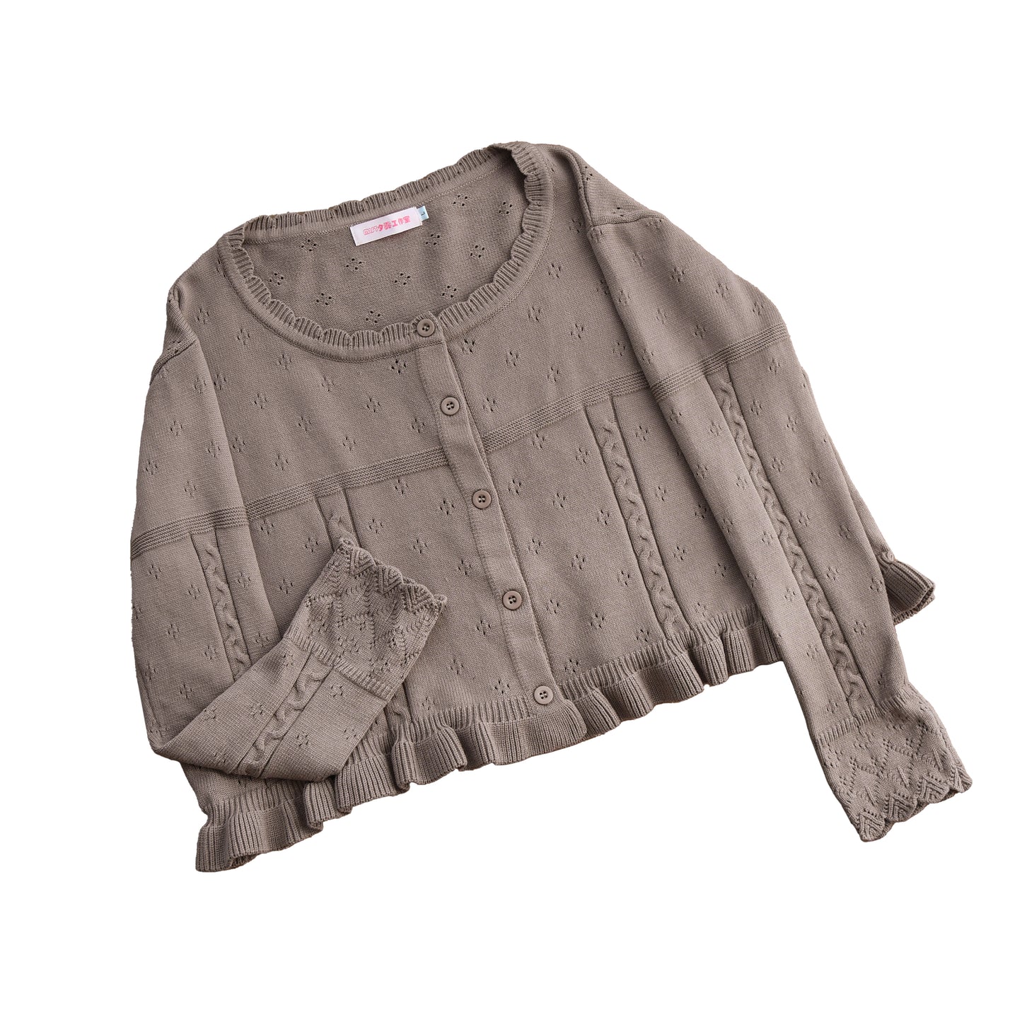 ラウンドネックニットトップス【MIST】