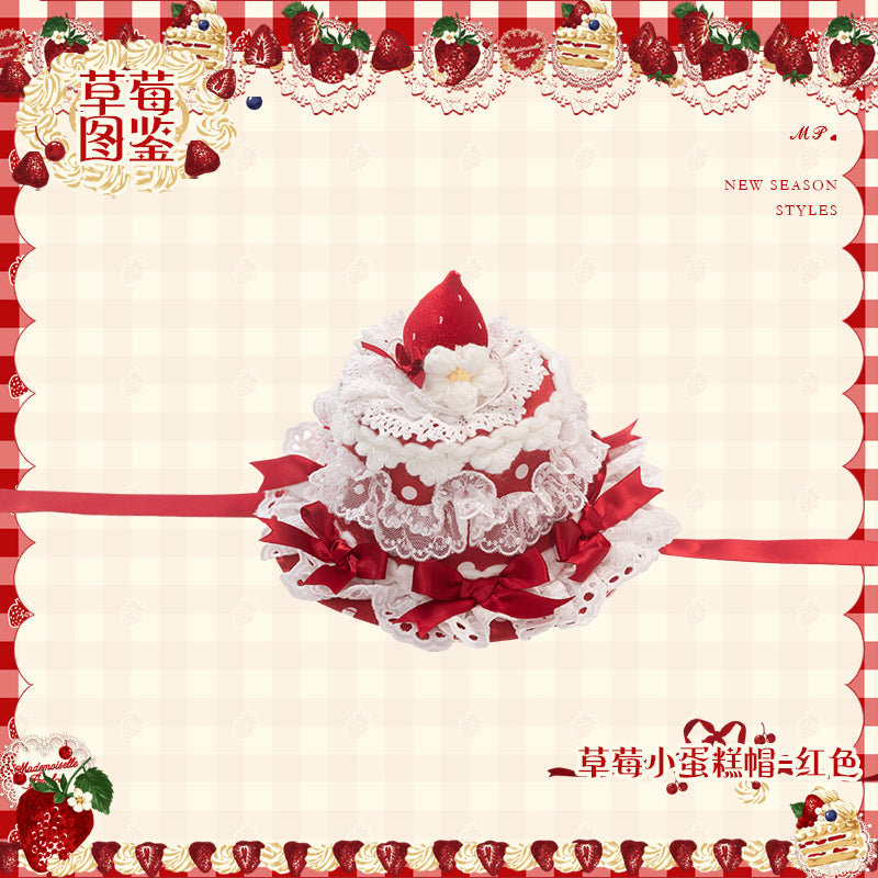 【受注予約~11/18】Strawberry Cake Illustration アクセサリー【花与珍珠匣】