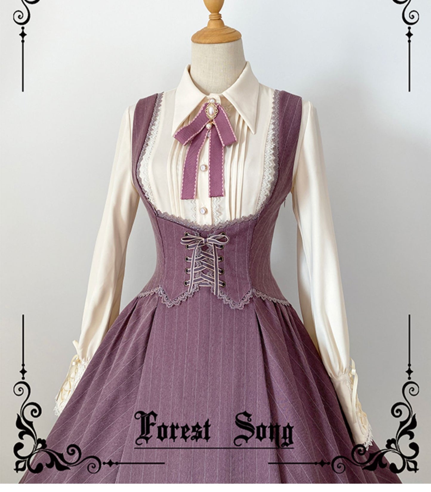 【受注予約~4/21】Cletta Manor ジャンパースカート【Forest Song】