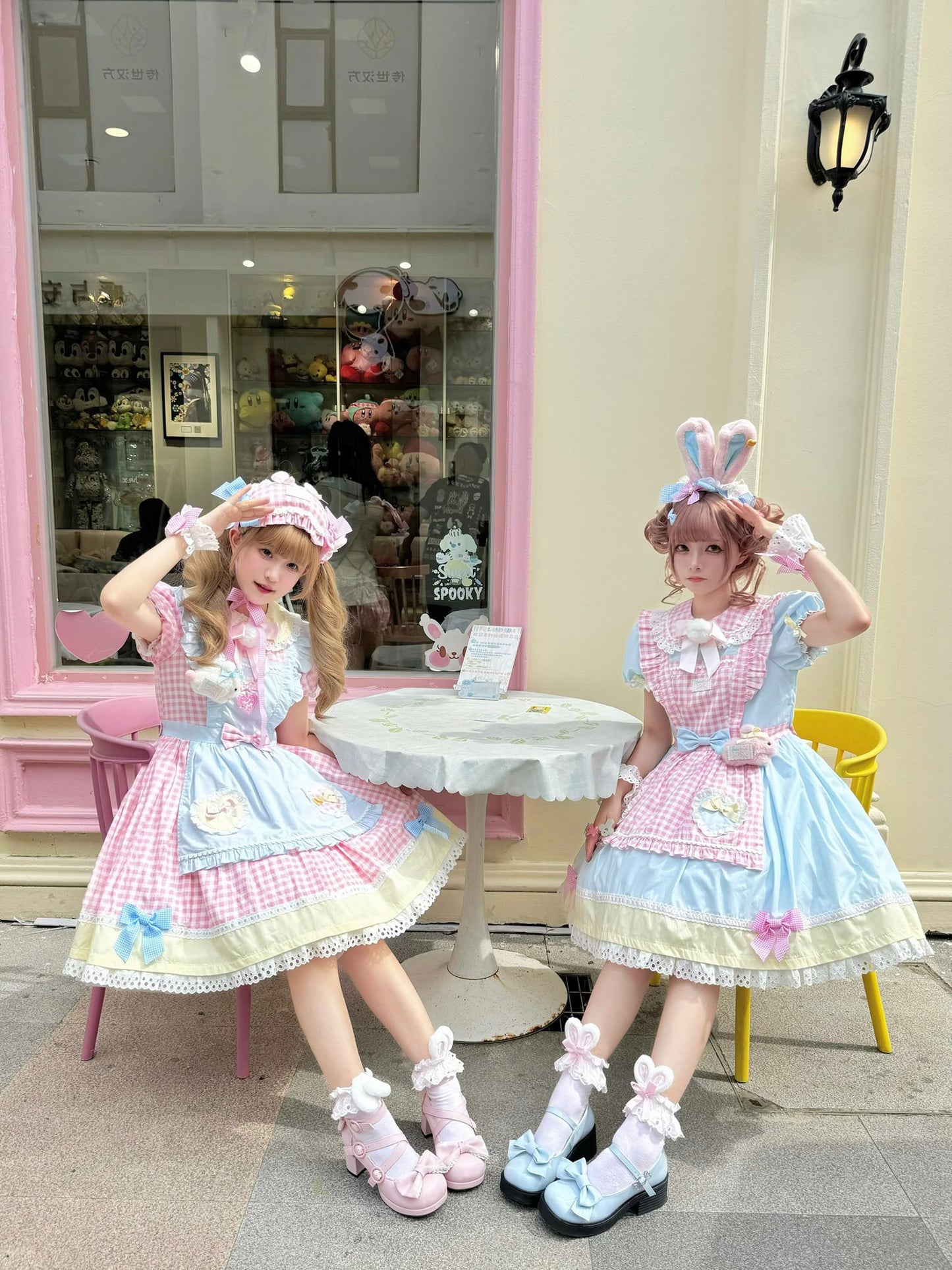 【受注予約~9/5】Bunny ice cream ワンピース【Cutey Mask】