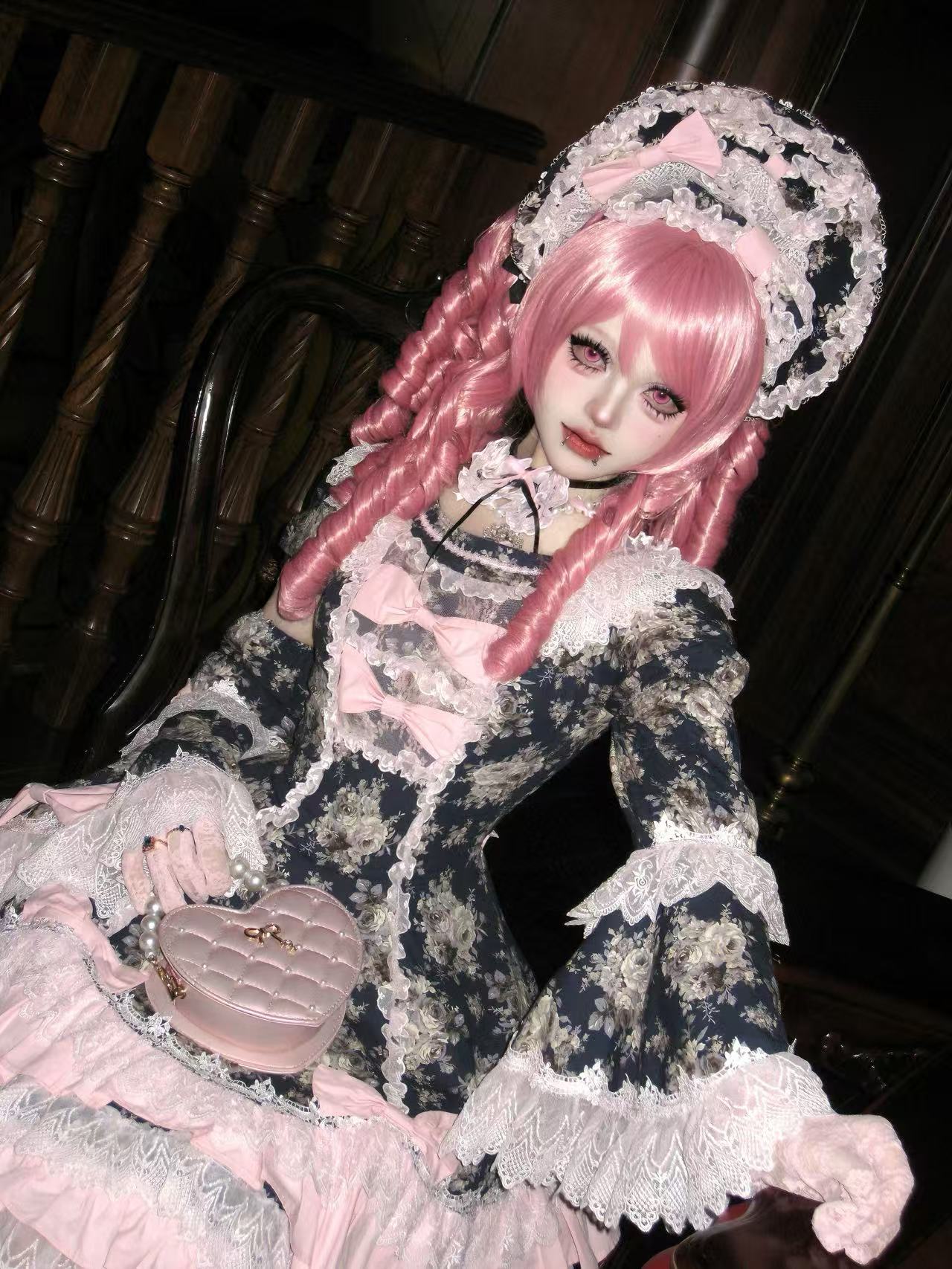 【受注予約~3/17】Diana Rose ワンピース(花柄Ver.)【NiUNiUQ7】