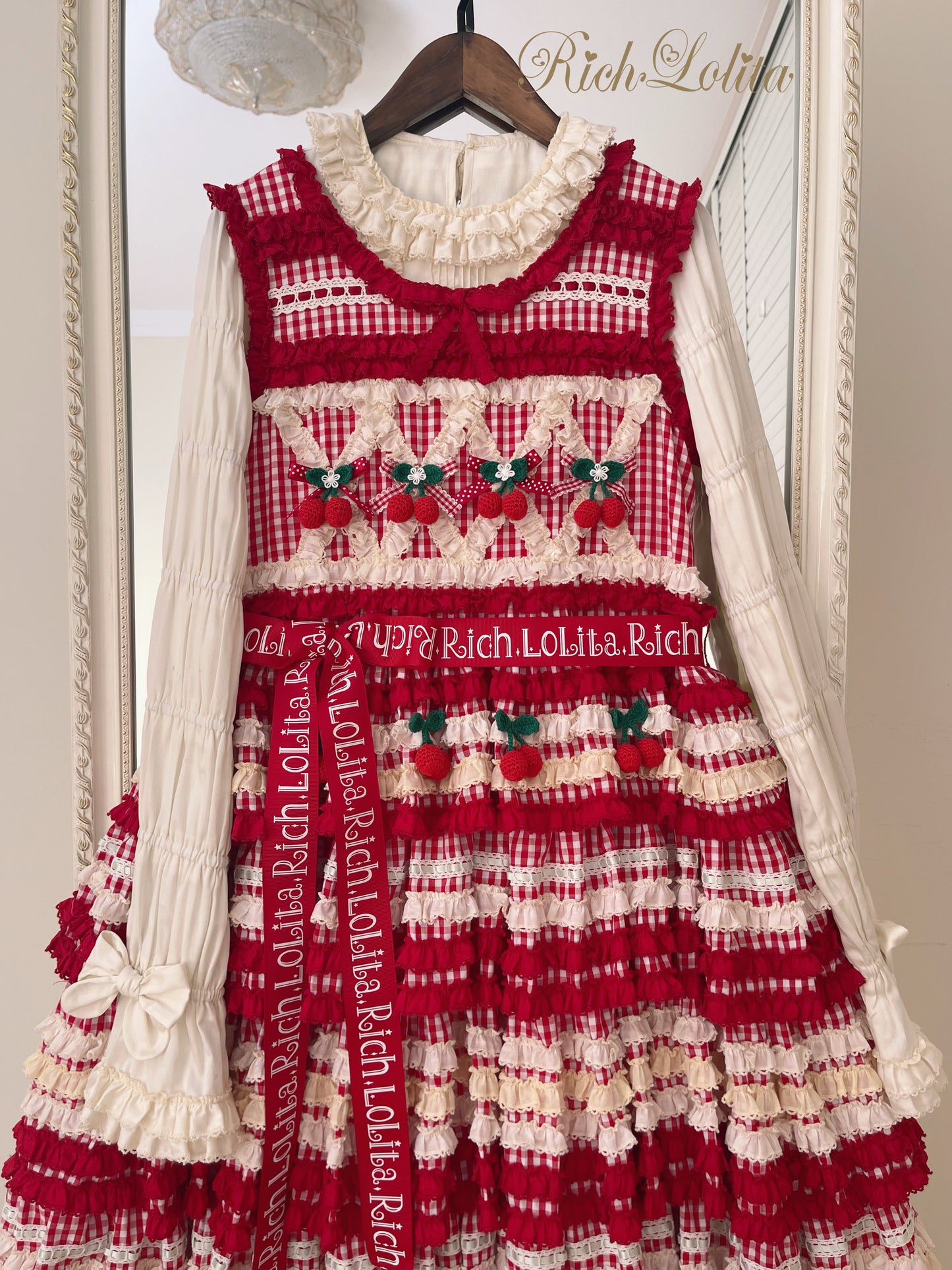 【受注予約~12/10】Candy Cherry ワンピース・ジャンパースカート・ブラウス【Rich】