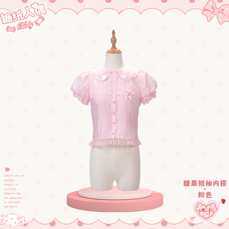 【受注予約~12/8】Candy Wrapper トップス・スカート【花与珍珠匣】