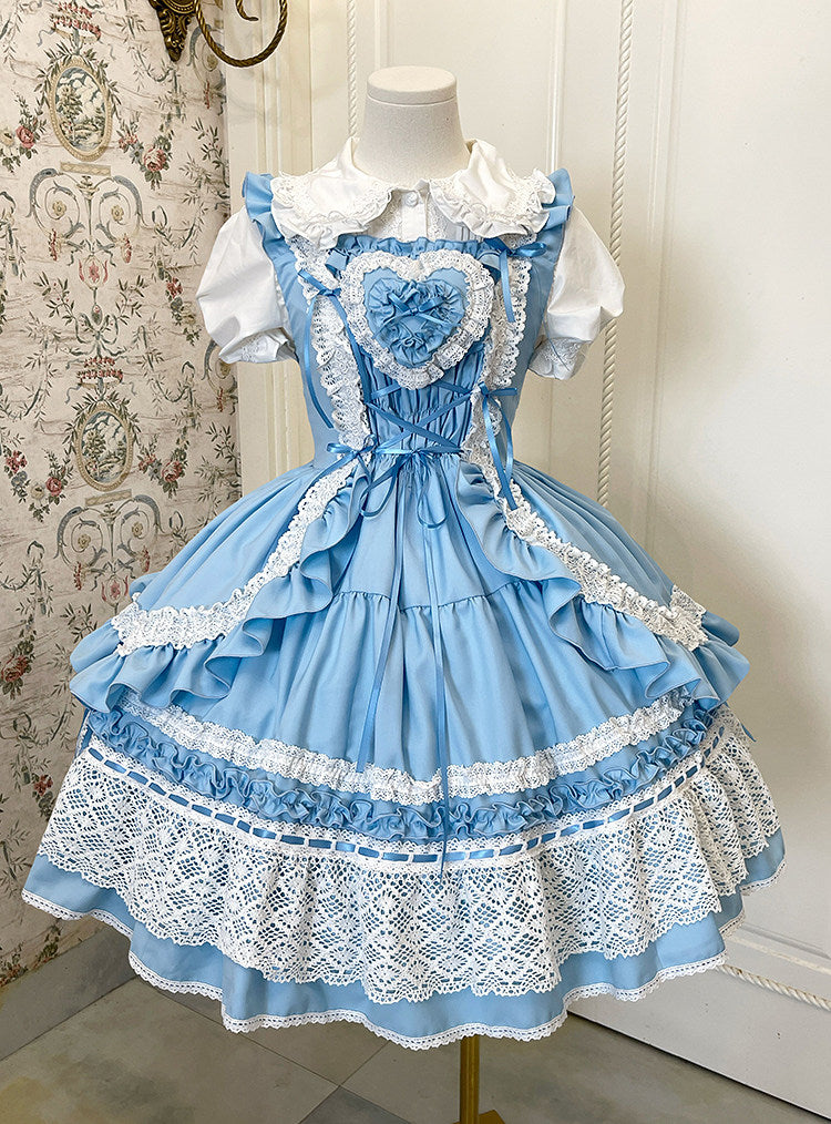 影*姫様 【未着用タグ付き】ラビットレタージャストウエストジャンパースカート 影*姫様 【未着用タグ付き】ラビットレタージャストウエストジャンパー