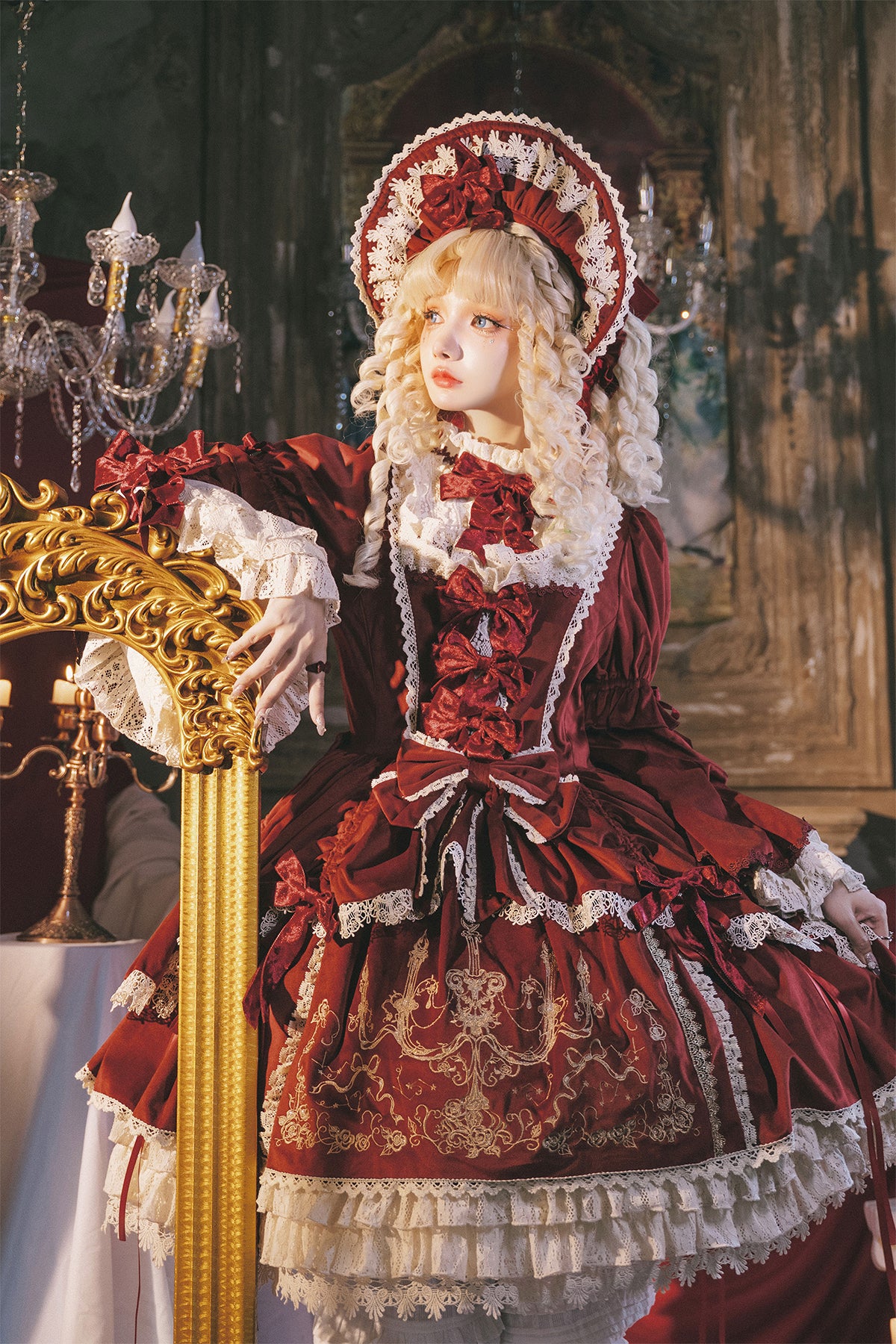 【受注予約~8/27】Candle Doll ワンピース・フルセット【Bramble Rose】