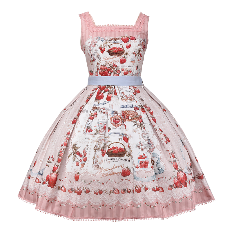 【受注予約~12/16】Strawberry Manor ジャンパースカート【Balladeer】