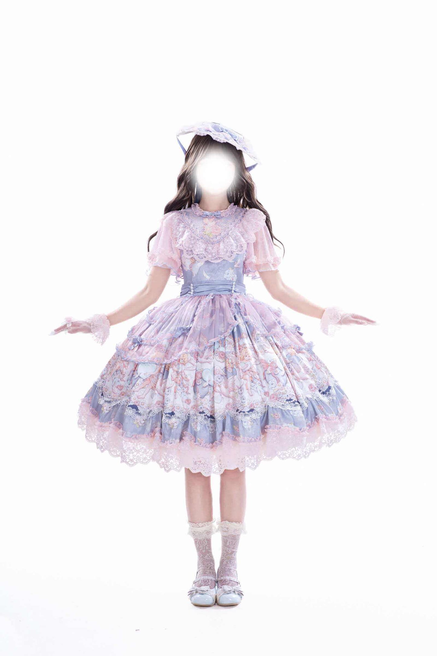【受注予約~7/26】Cupid, God of Love ワンピース・ジャンパースカート【Dreamscape Double Cherry Blossom Box】