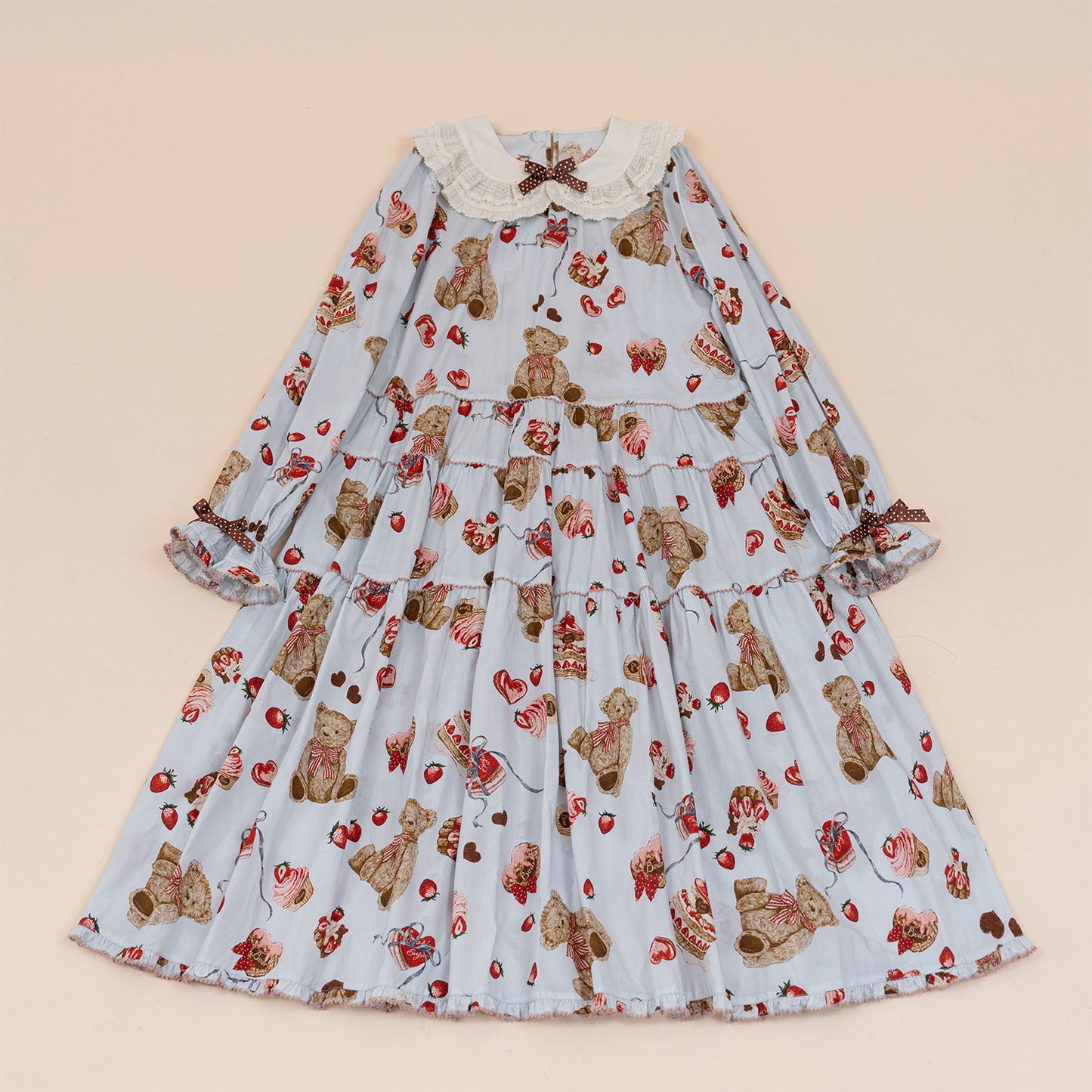 【受注予約~10/9】Chocolate Bear 2.0 ワンピース【Maple Sugar】