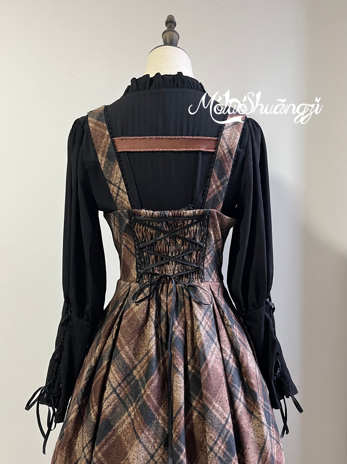 【受注予約~9/10】夕暮れの図書室 ジャンパースカート【摩罗双子】