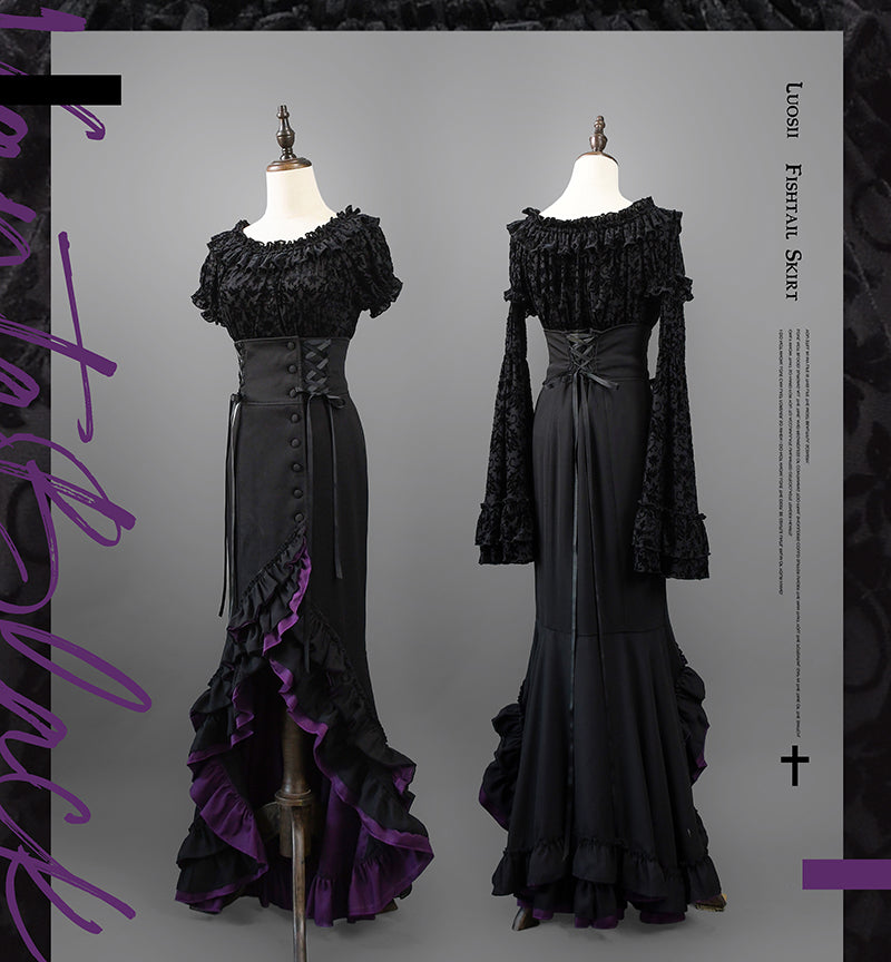 【受注予約~10/15】Purple Lady トップス・スカート【VantablackStudio】