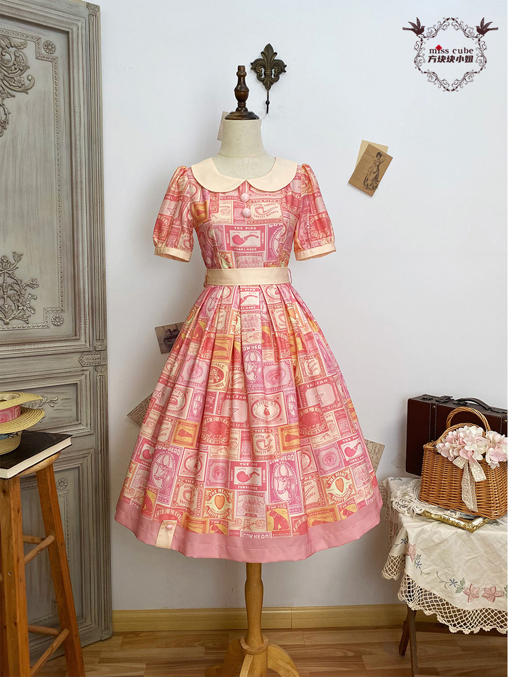 Antique Labels ワンピース【Miss Cube】