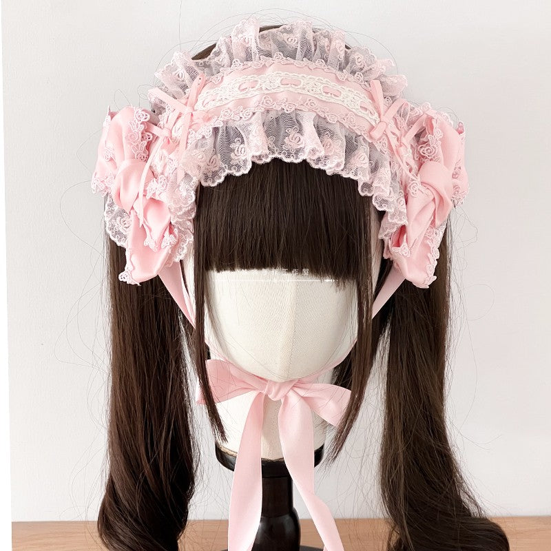 トリプルリボン ヘッドドレス【妹抖手作工作屋】