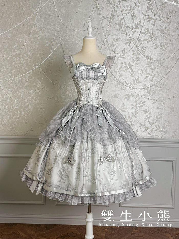 【受注予約~9/11】Gilded Dream ジャンパースカート【双生小熊】