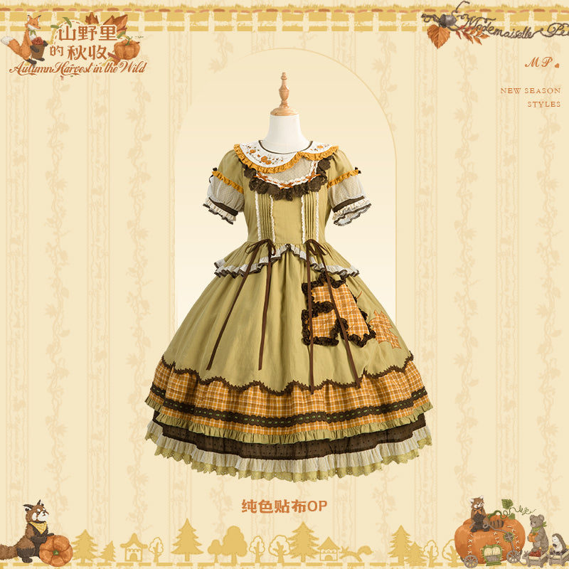 [Pre-orders open until October 2nd] Autumn Harvest in the Hill One-Piece Dress [Flowers and Pearl Box]