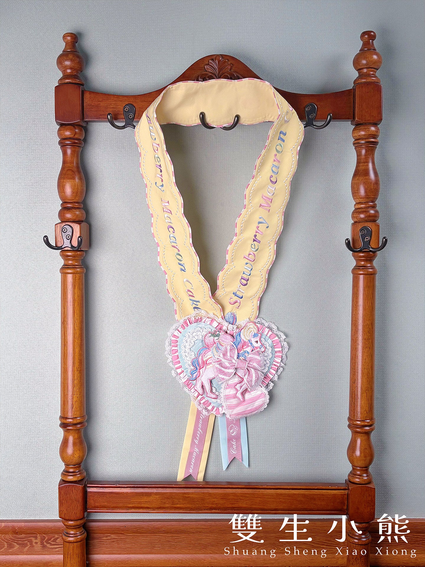 【受注予約~4/27】Pastel Macarons アクセサリー【双生小熊】