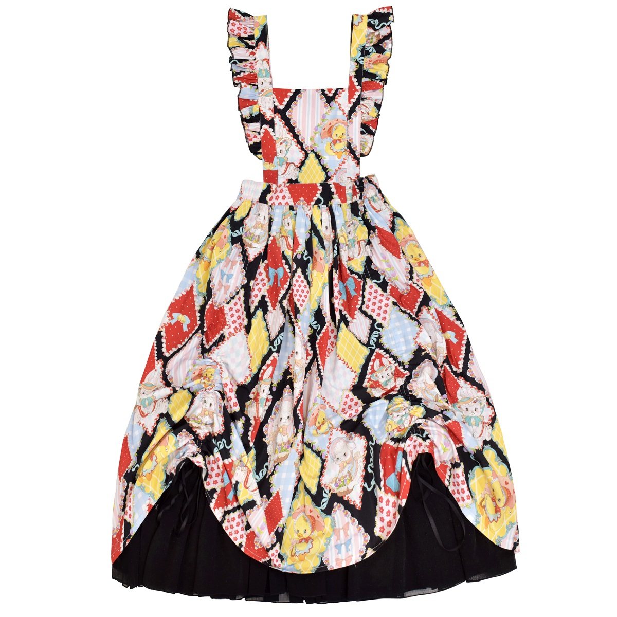 【受注予約~2/25】RETRO FLOWER ジレ・スカート【南十字宇宙洋服社】