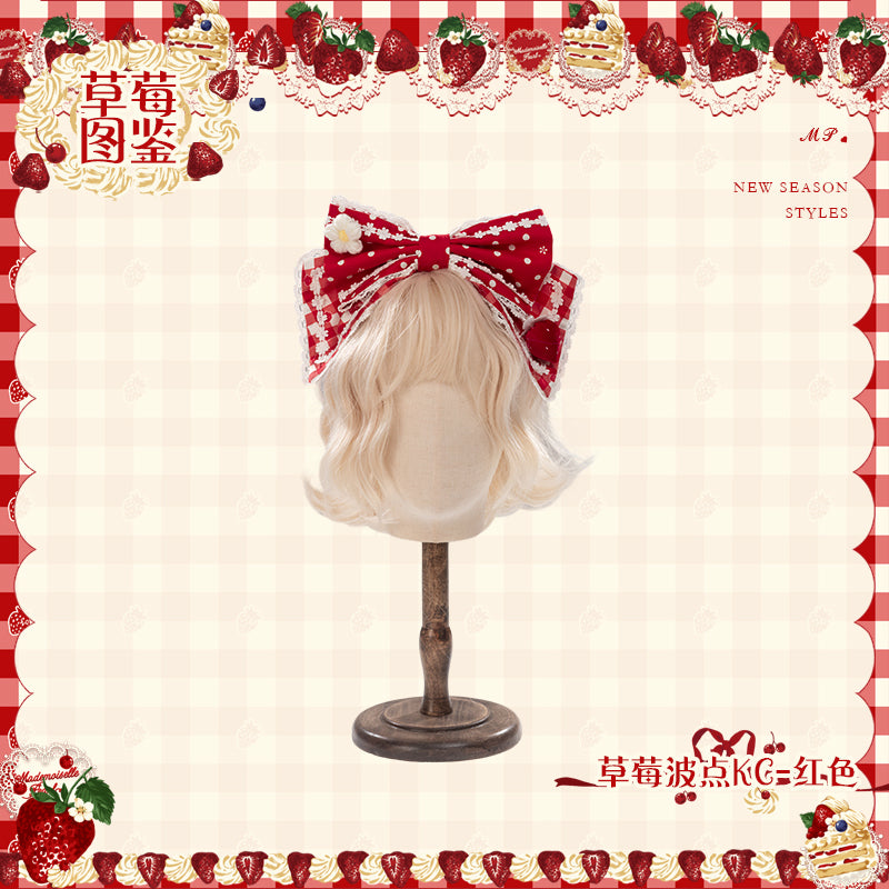 【受注予約~11/18】Strawberry Cake Illustration アクセサリー【花与珍珠匣】