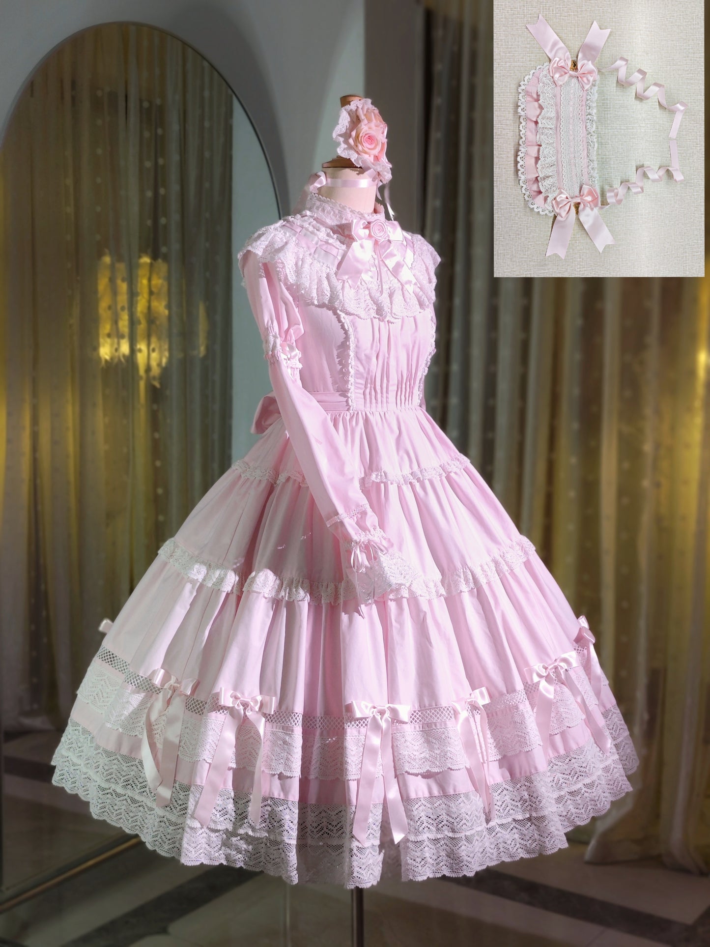 【受注予約~4/16】Edberg Rose ワンピースセット【Rose And Neverland】