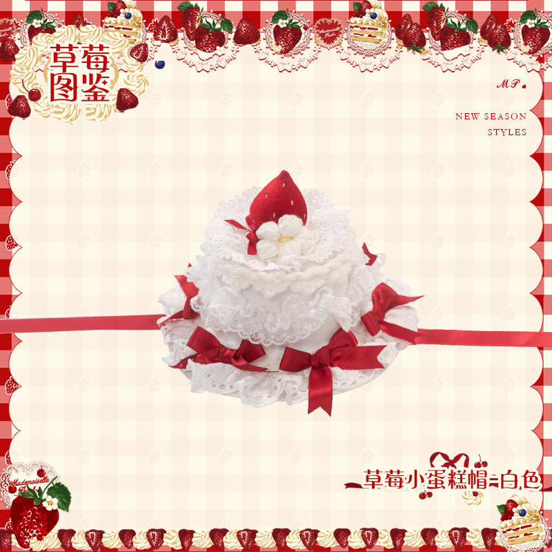 【受注予約~11/18】Strawberry Cake Illustration アクセサリー【花与珍珠匣】