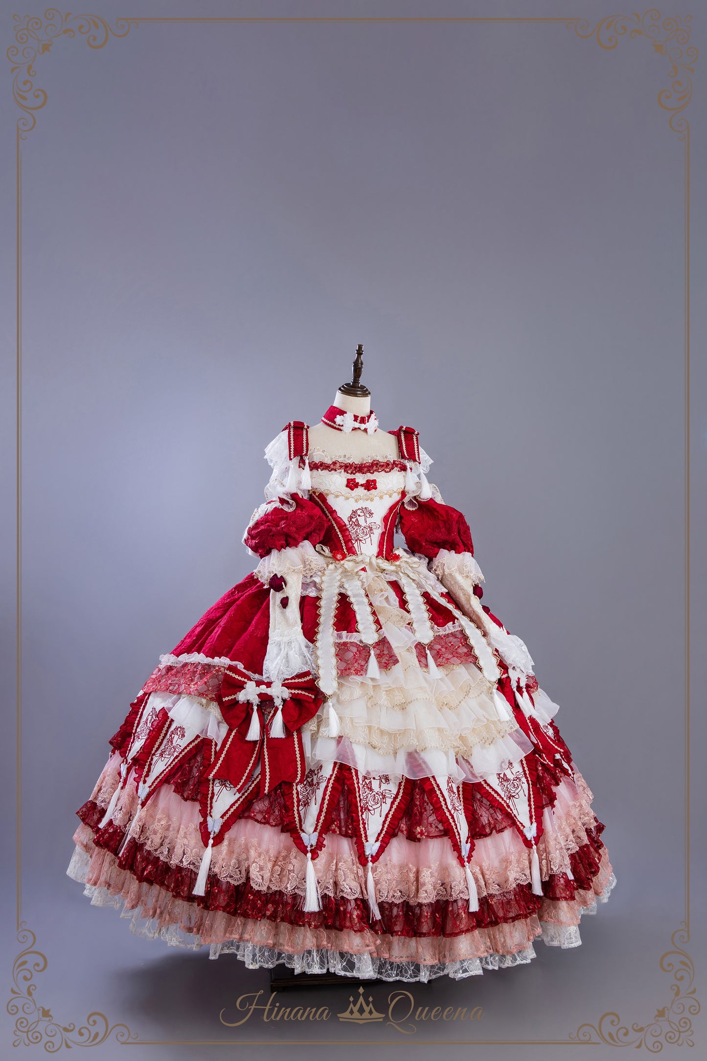 【受注予約~9/15】Crimson-Bee ワンピース【Hinana Queena】