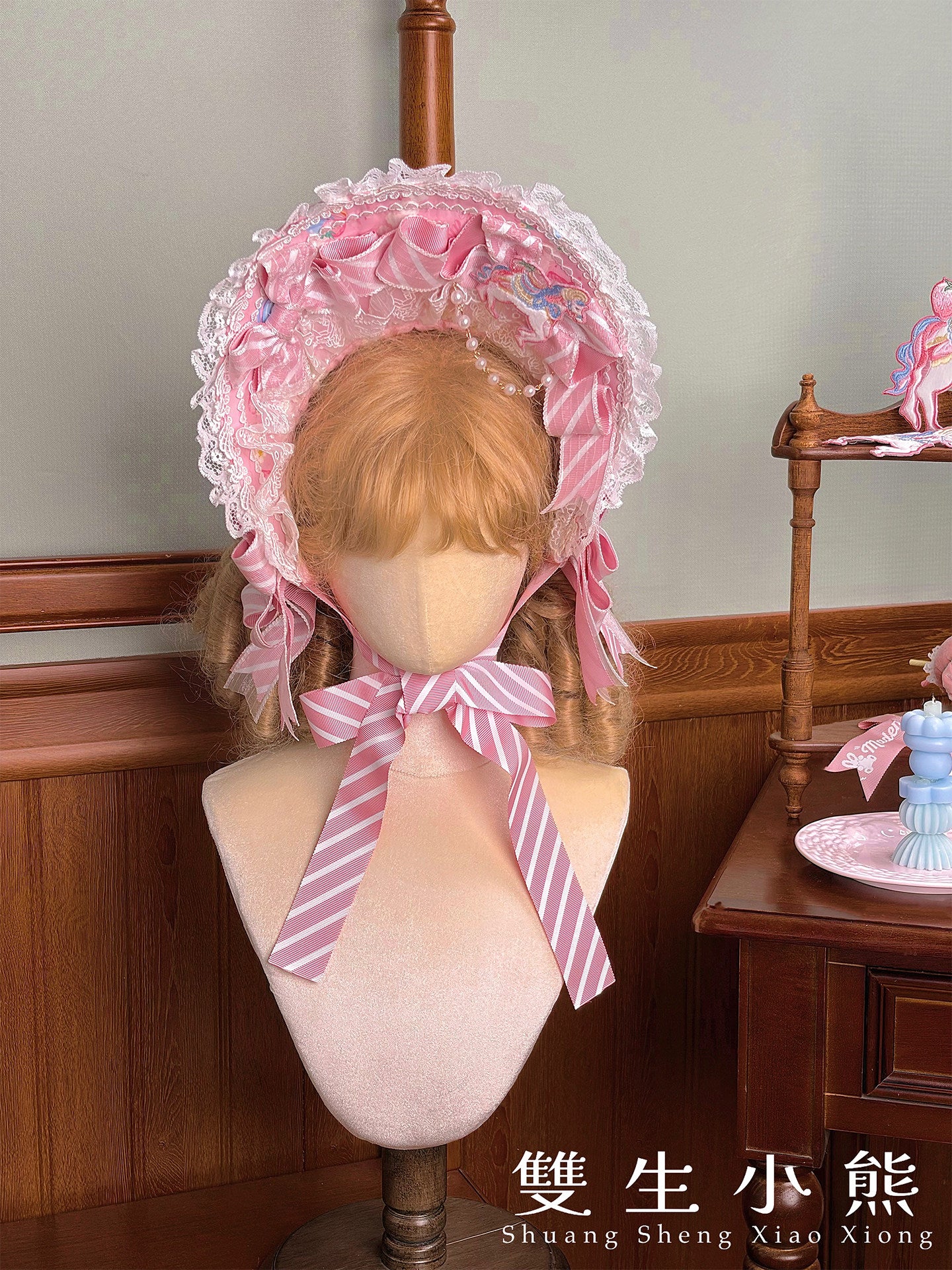 【受注予約~4/27】Pastel Macarons アクセサリー【双生小熊】