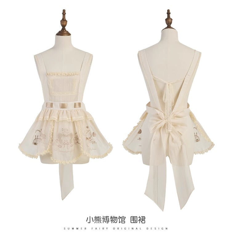 [Pre-orders until March 5th] Bear Museum Apron [Midsummer Story]