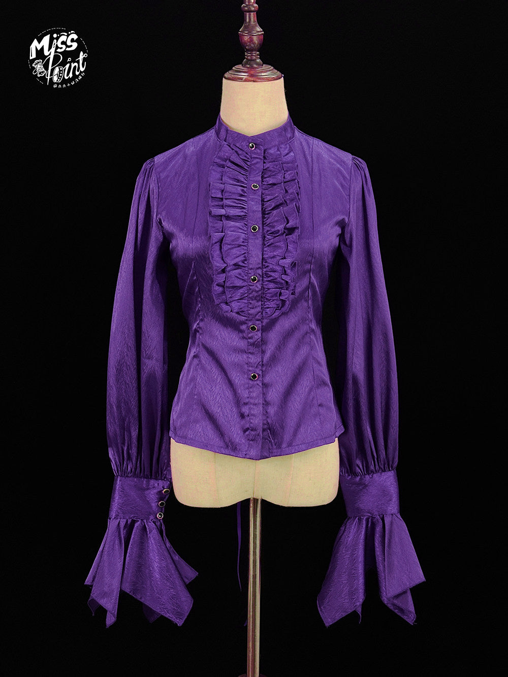 【受注予約~2/24】Returning on a Moonlit Night ブラウス【Miss Point】